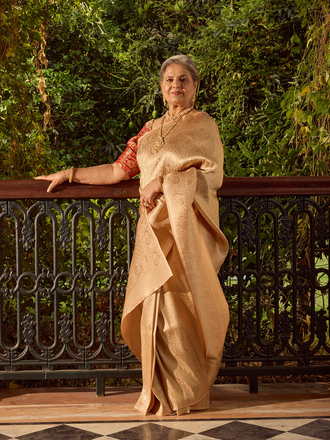 Zari Jaal Woven Banarasi Saree