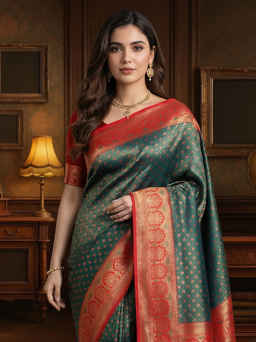 Woven Design Art Silk Saree