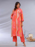 Printed Muslin Kurta With Pants