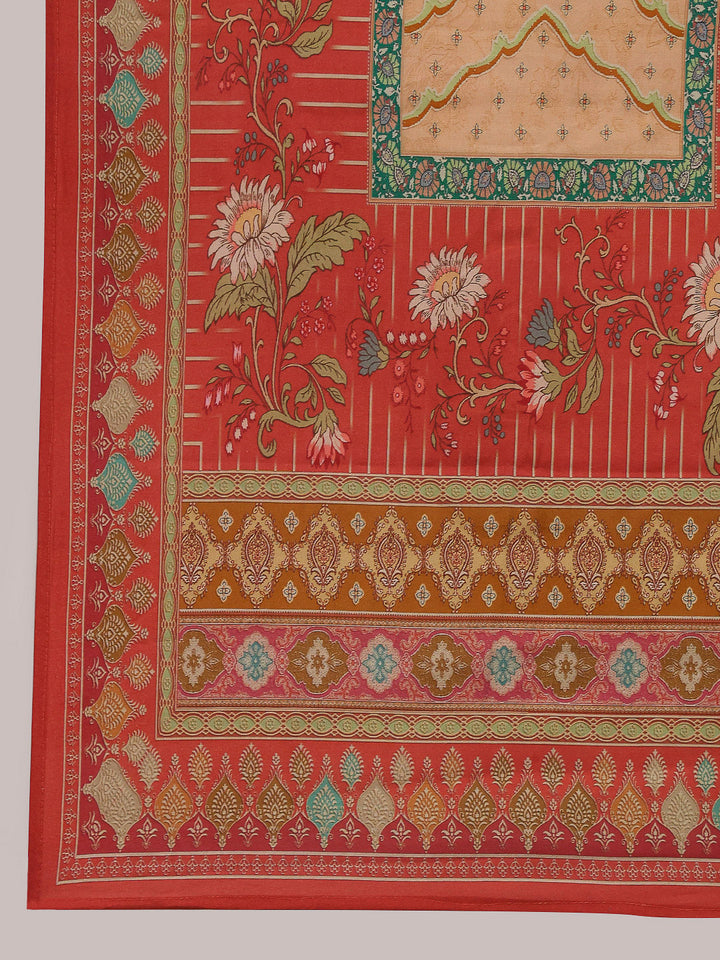 Printed Muslin Kurta With Pant &amp; Dupatta