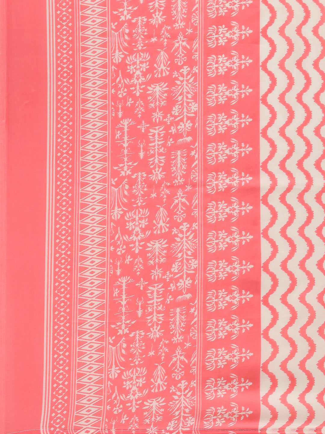 Printed Cotton Blend Kurta With Pants &amp; Dupatta