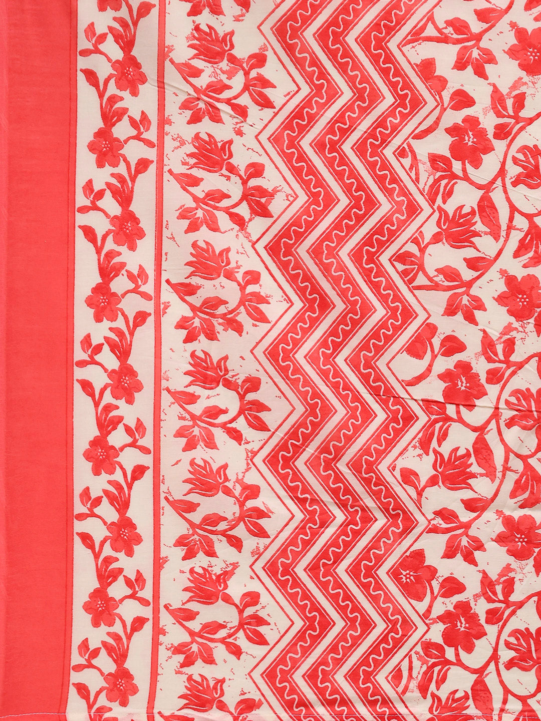 Printed Cotton Blend Kurta With Pants &amp; Dupatta