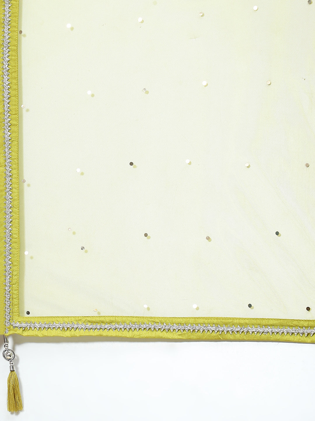 Sequin Embroidery Georgette Kurta With Churidar &amp; Dupatta