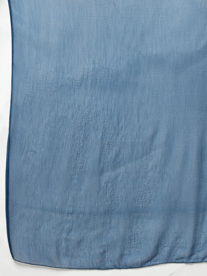 Paisley Printed Cotton Kurta With Pants &amp; Dupatta
