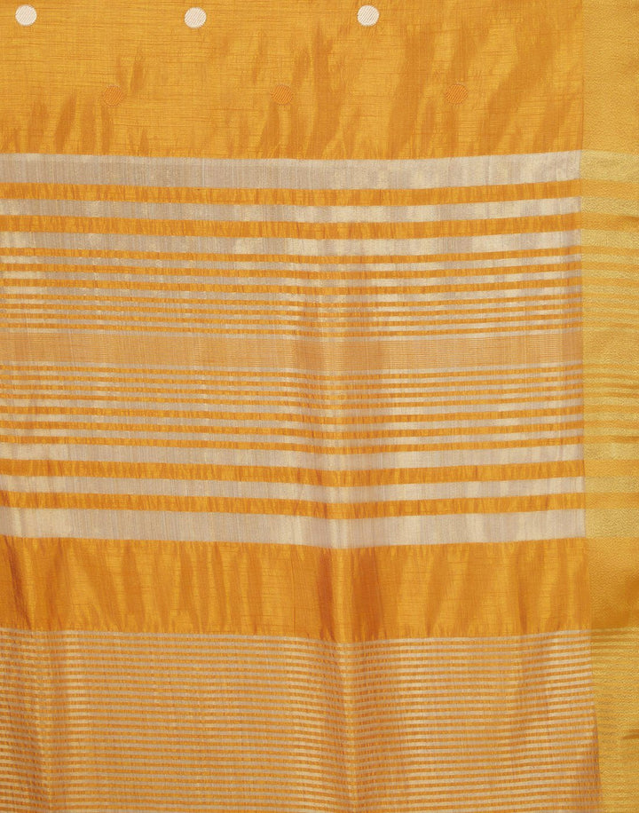 Mustard Art Handloom Woven Saree