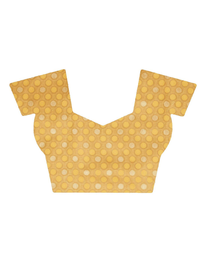 Mustard Art Handloom Woven Saree