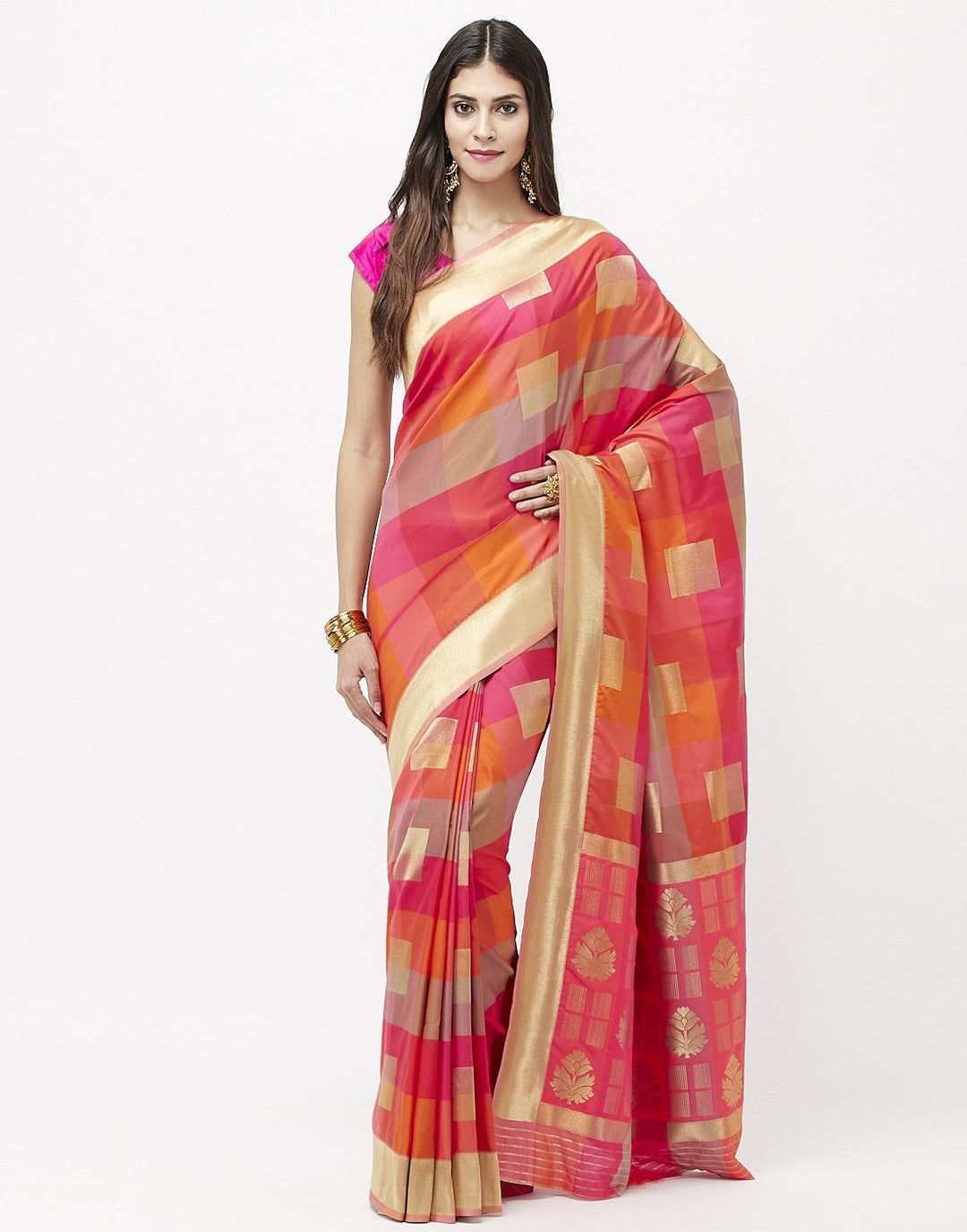 Rani Banarasi Woven Saree