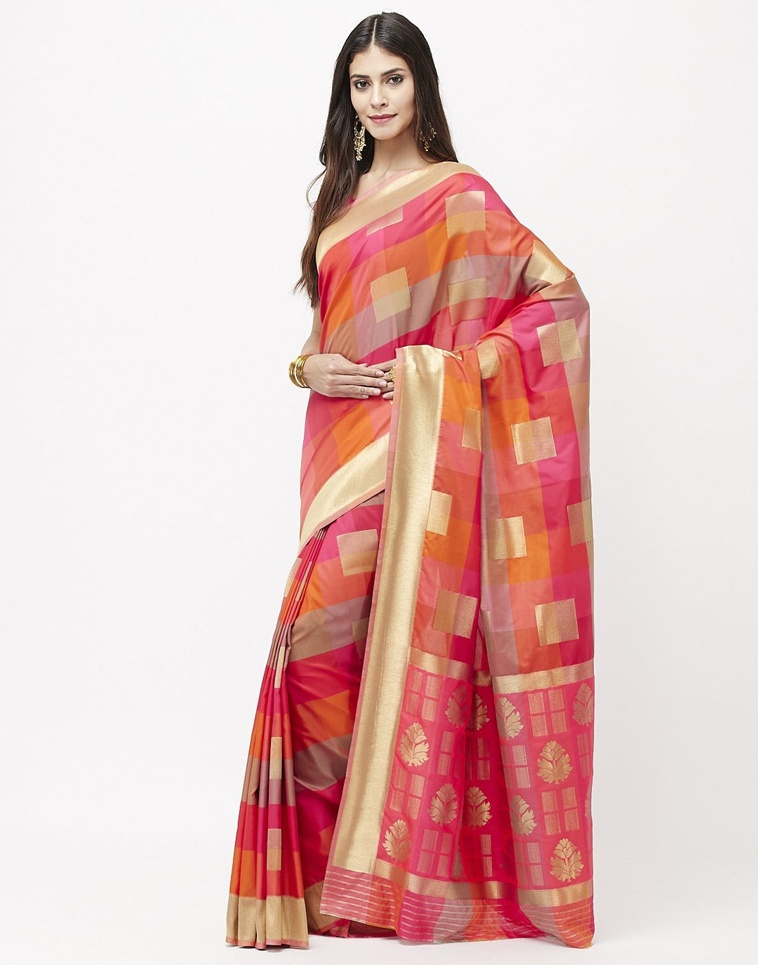 Rani Banarasi Woven Saree