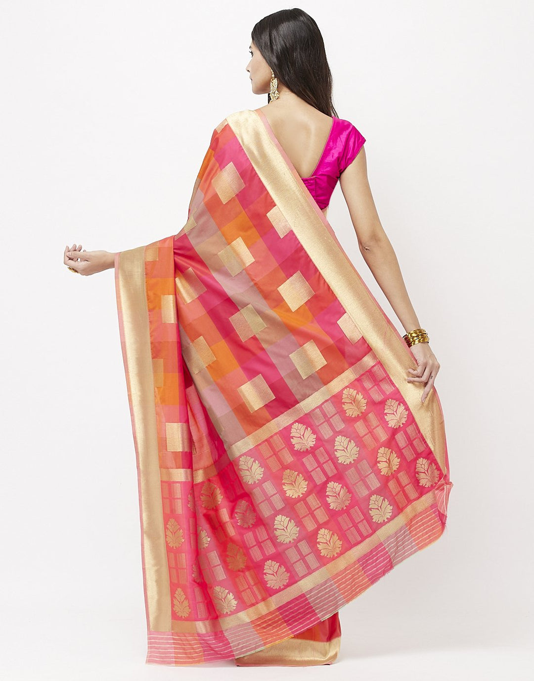 Rani Banarasi Woven Saree