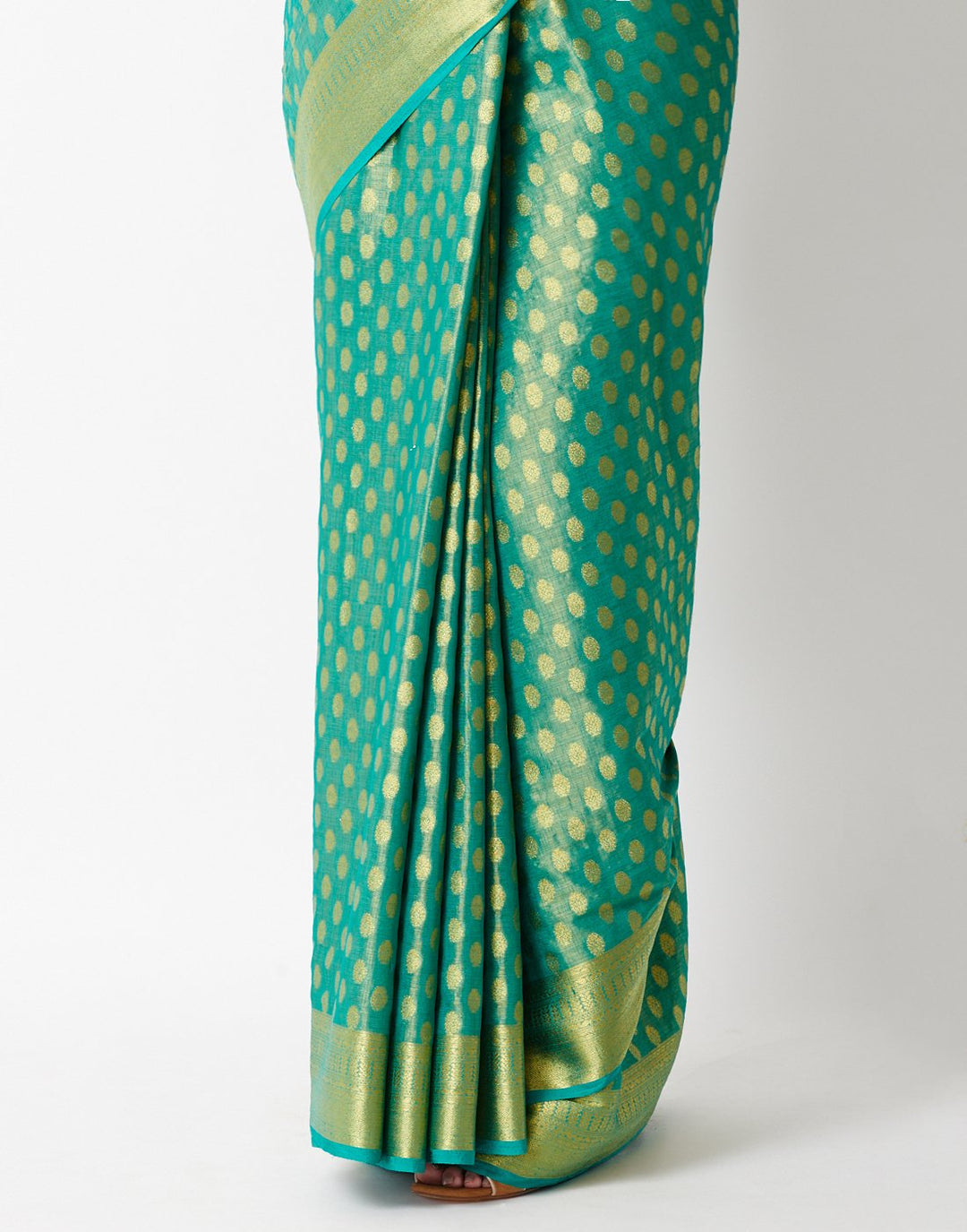 Green Art Handloom Saree