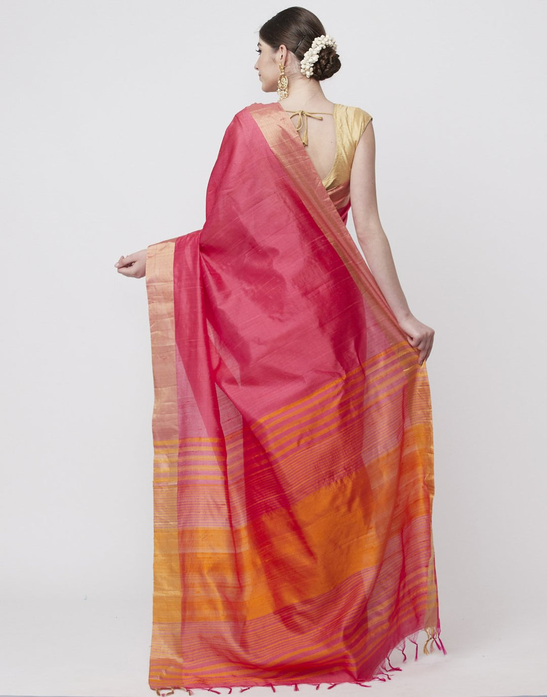 Green Handloom Woven Saree