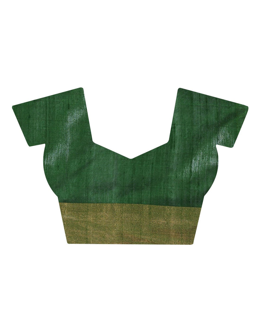 MBZ Meena Bazaar-Green Handloom Woven Saree