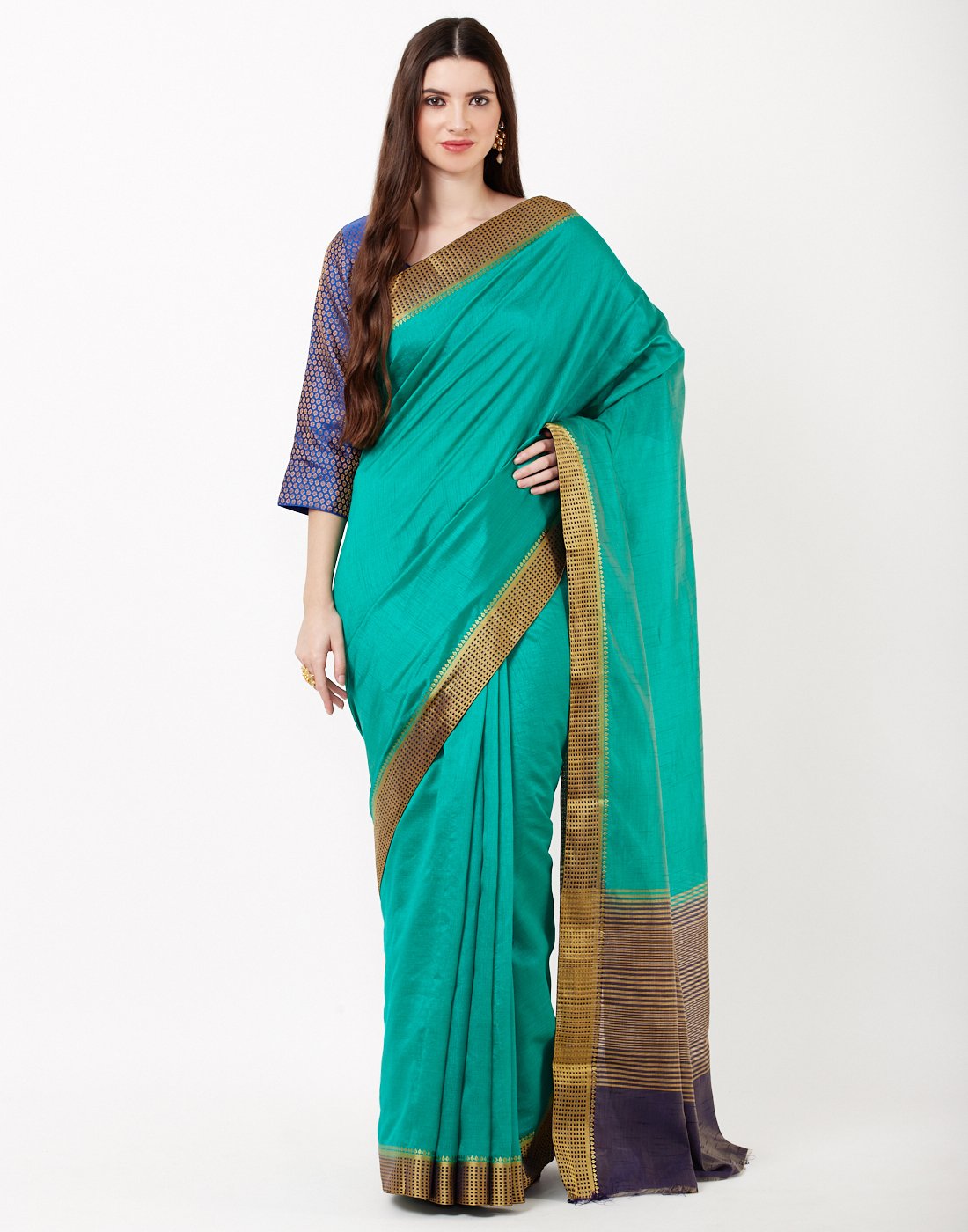 Green Art Handloom Saree