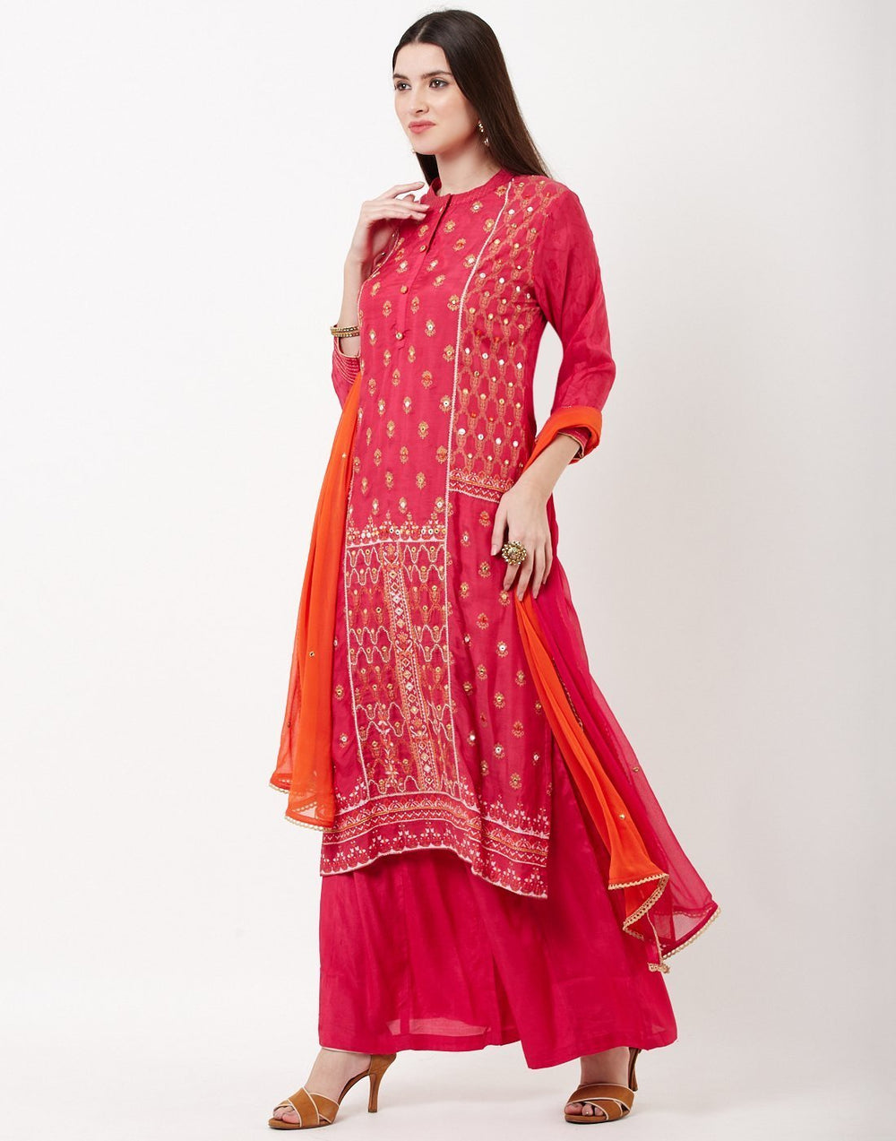 MBZ Meena Bazaar-Rani Cotton Salwar Kameez