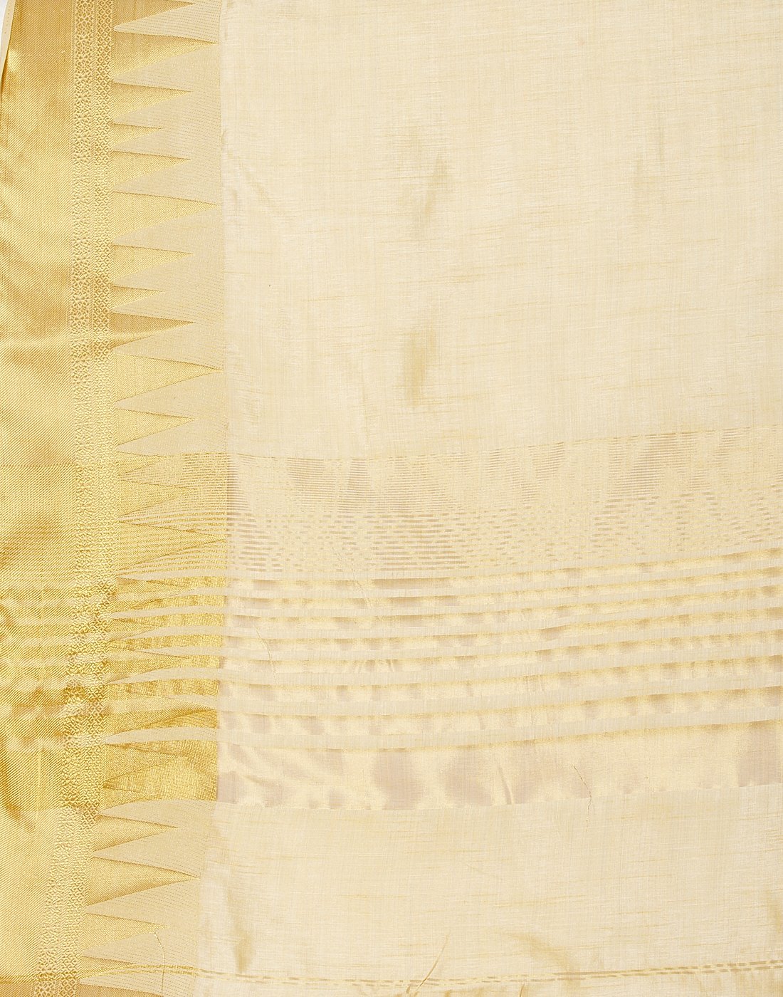 MBZ Meena Bazaar-Beige Art Handloom Saree