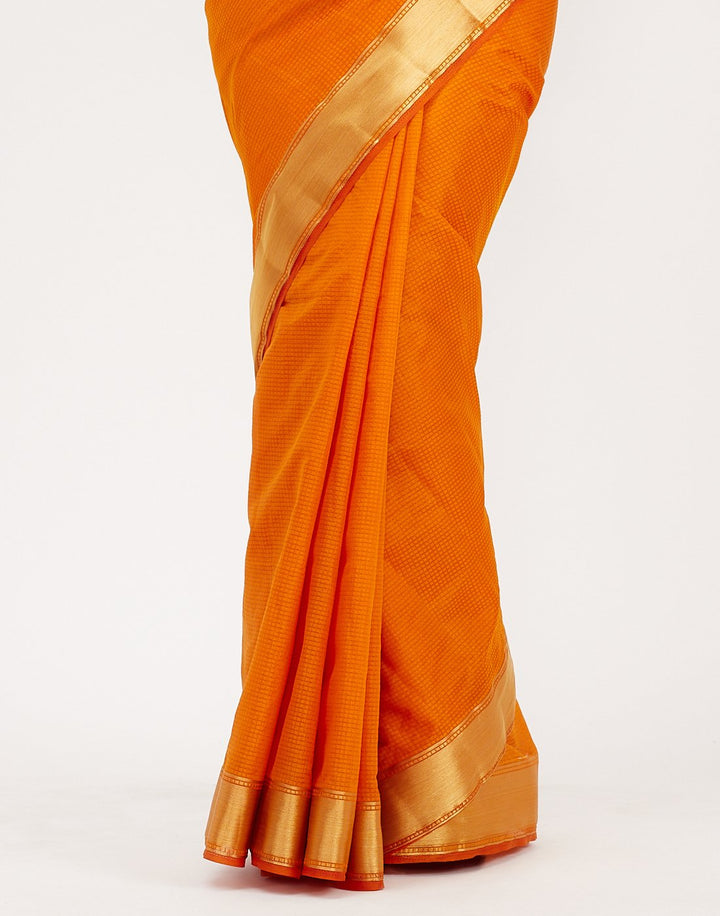 Mustard Art Handloom Woven Saree