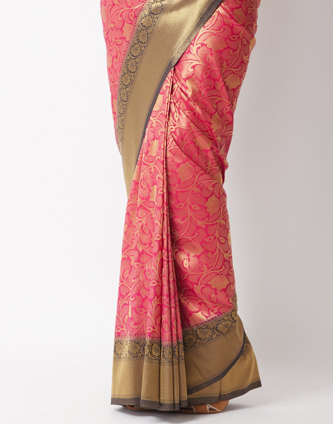 Rani-Navy Art Handloom Saree