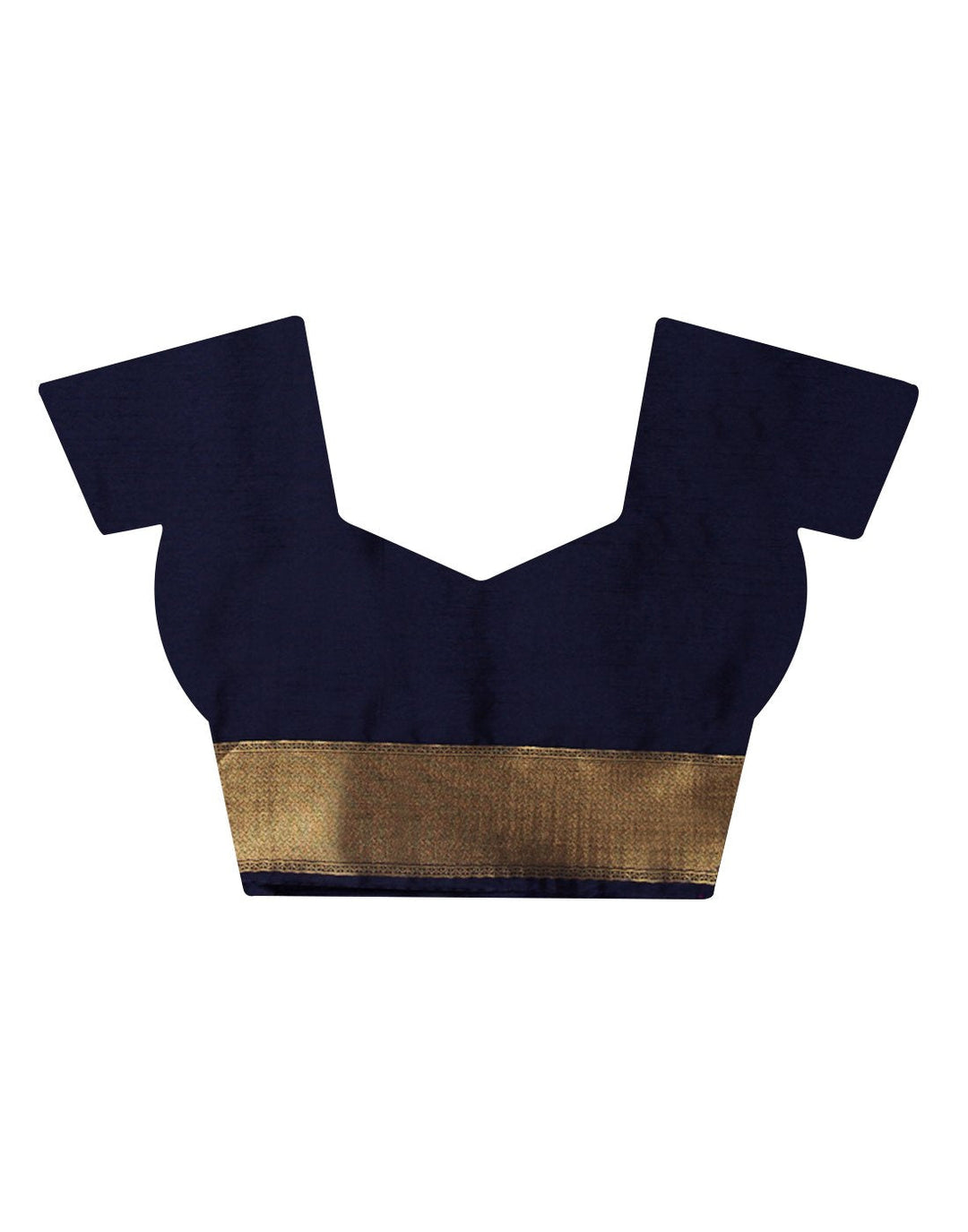 Rani-Navy Art Handloom Saree