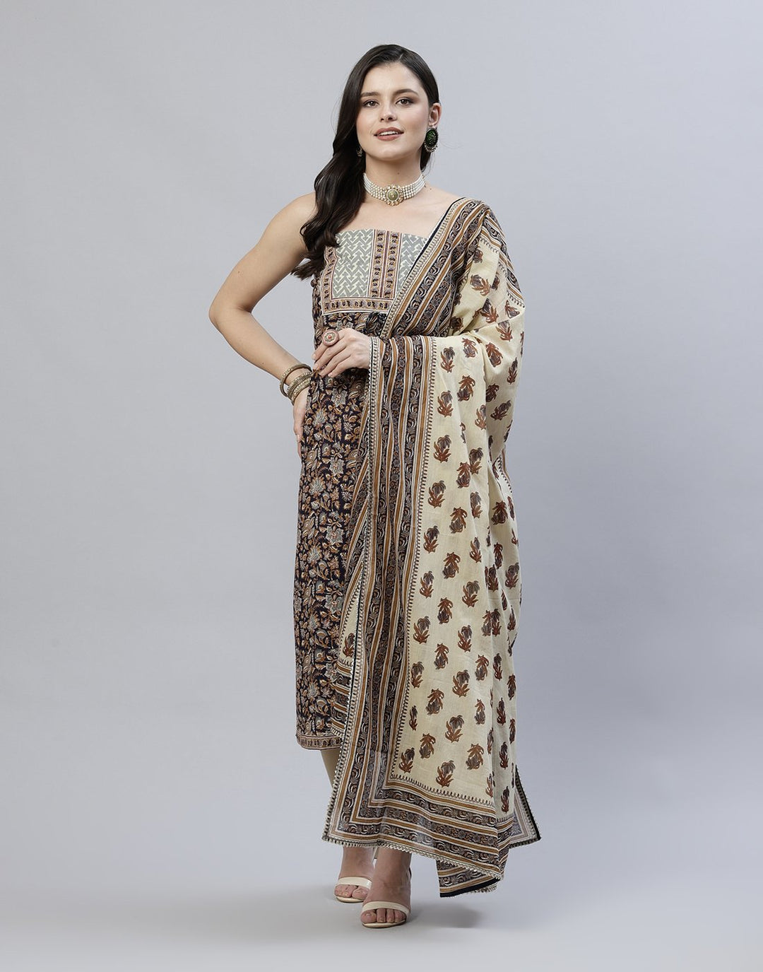Printed Cotton Suit Piece