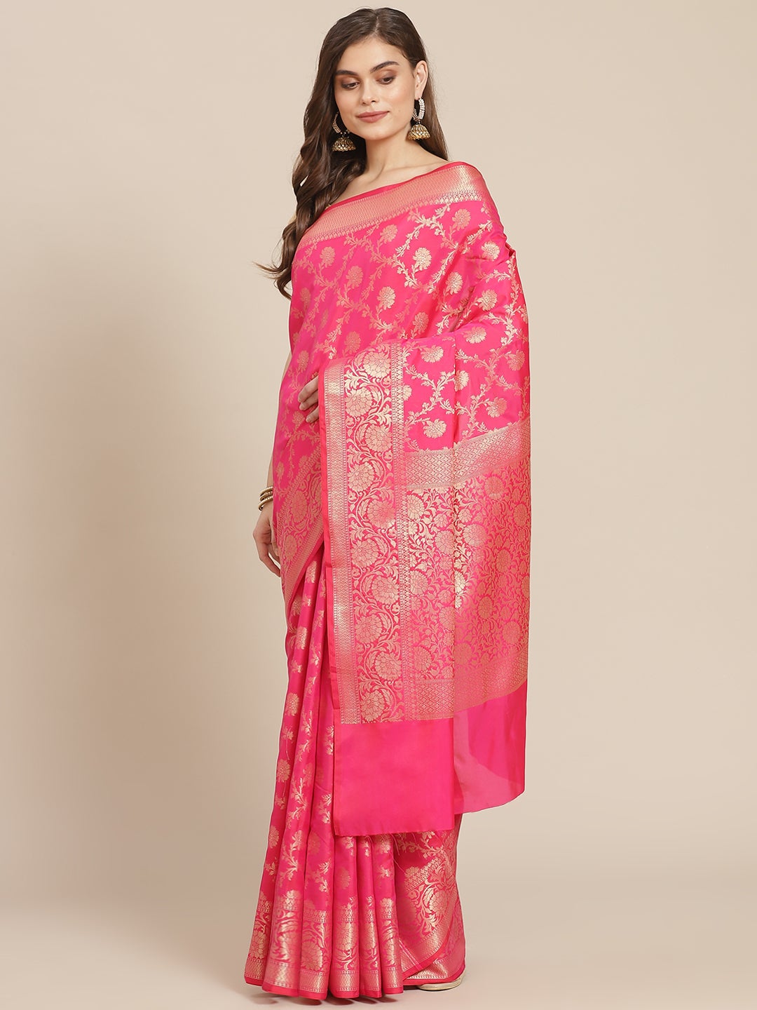 Cotton Saree with Zari Jaal