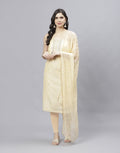 Chanderi Embroidered Suit Piece