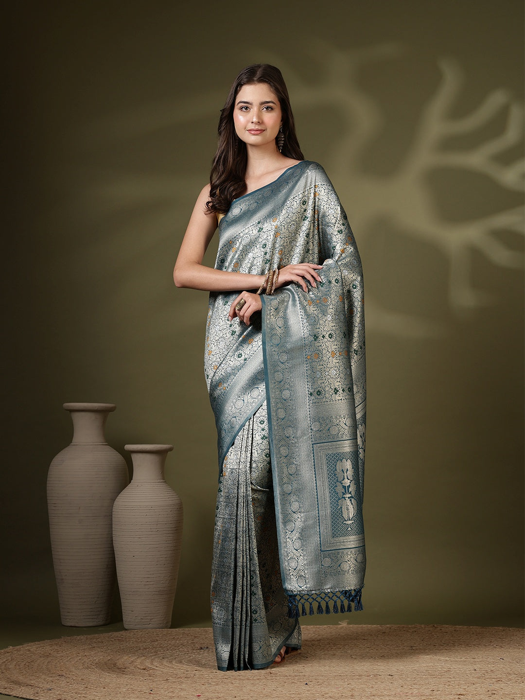 Woven Design Art Silk Saree
