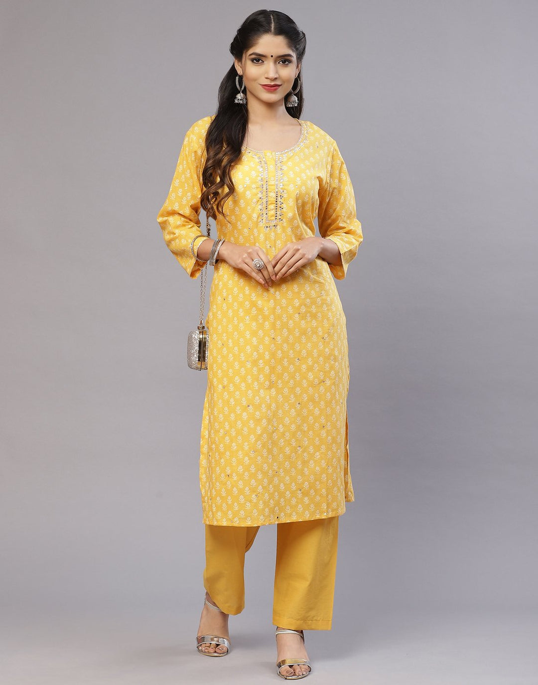 Cotton Printed Kurti With Pant