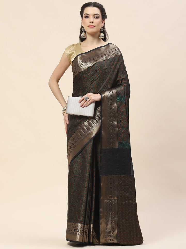 Zari Border Woven Cotton Saree