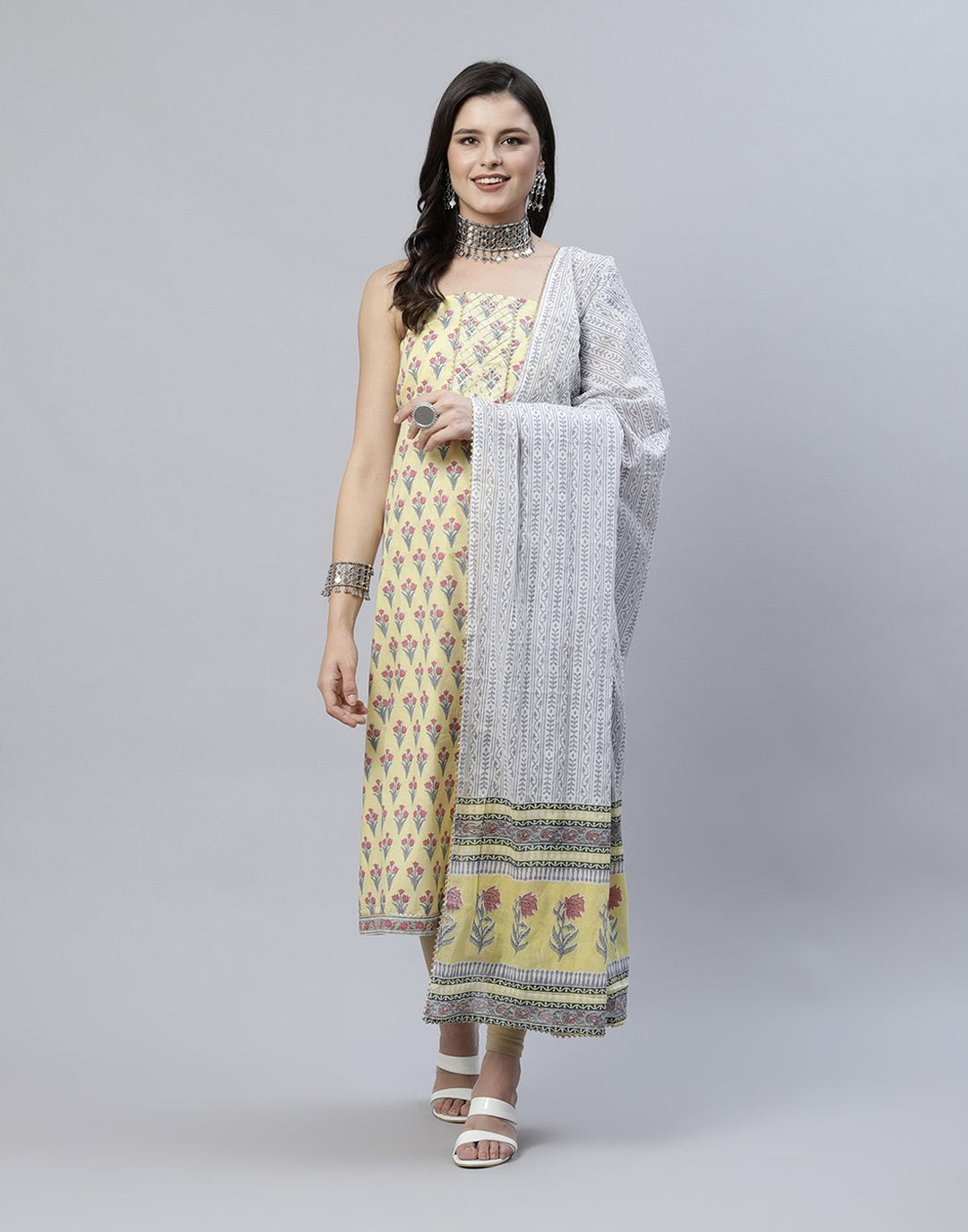 Printed Cotton Suit Piece