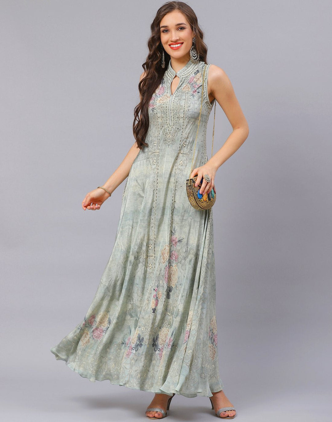 Sea Green Dress