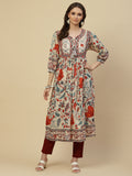 Floral Printed Cotton Kurta