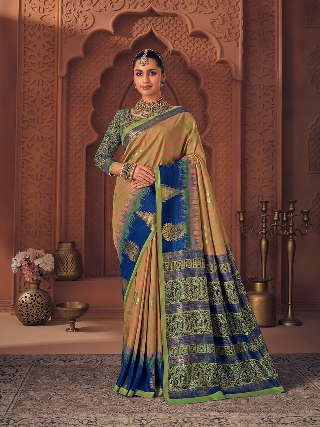 Printed Art Silk Saree