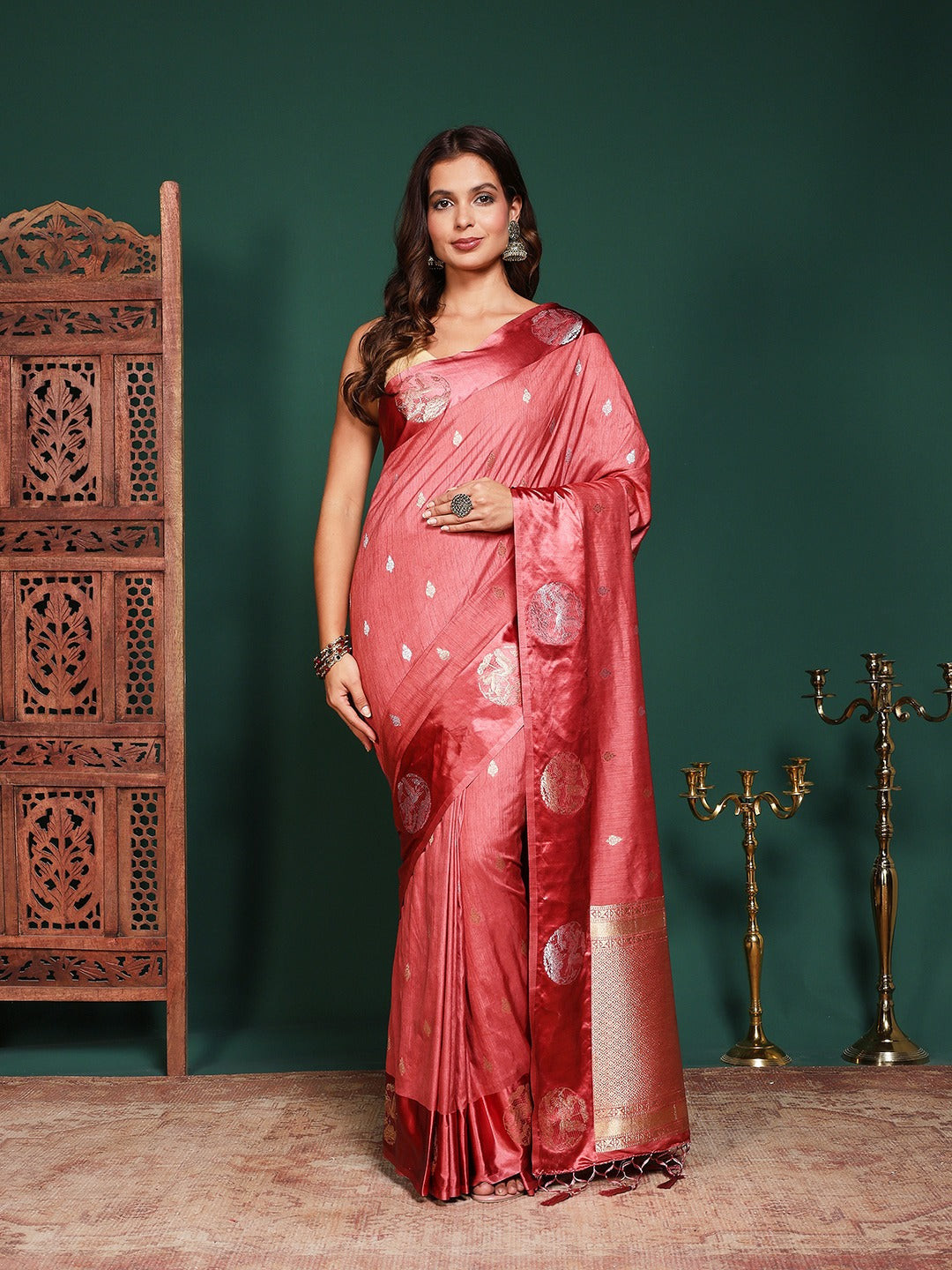 Woven Design Art Silk Saree