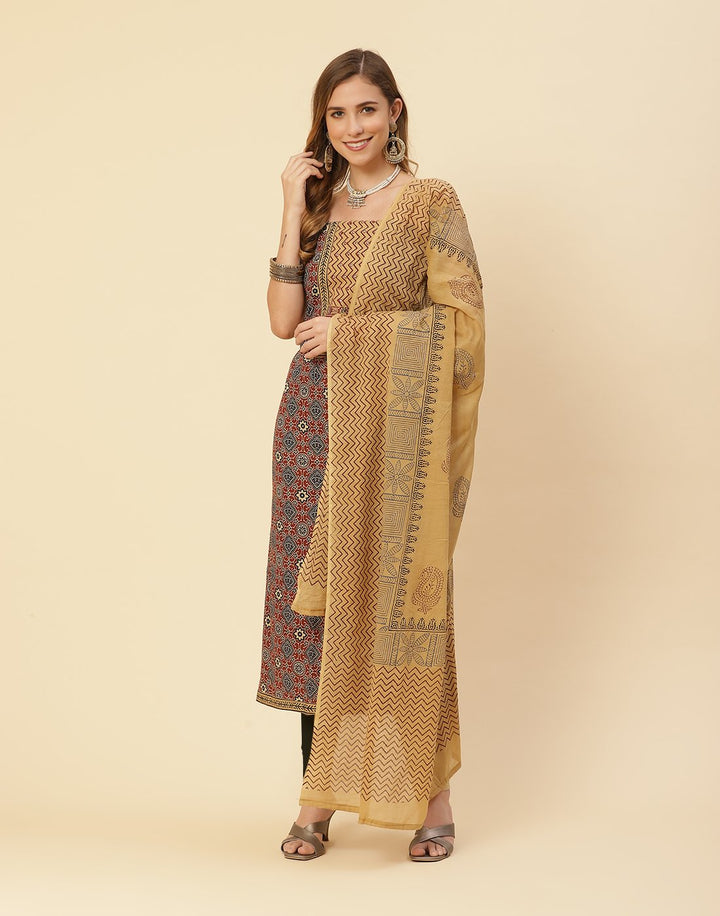 Printed Cotton Suit Piece
