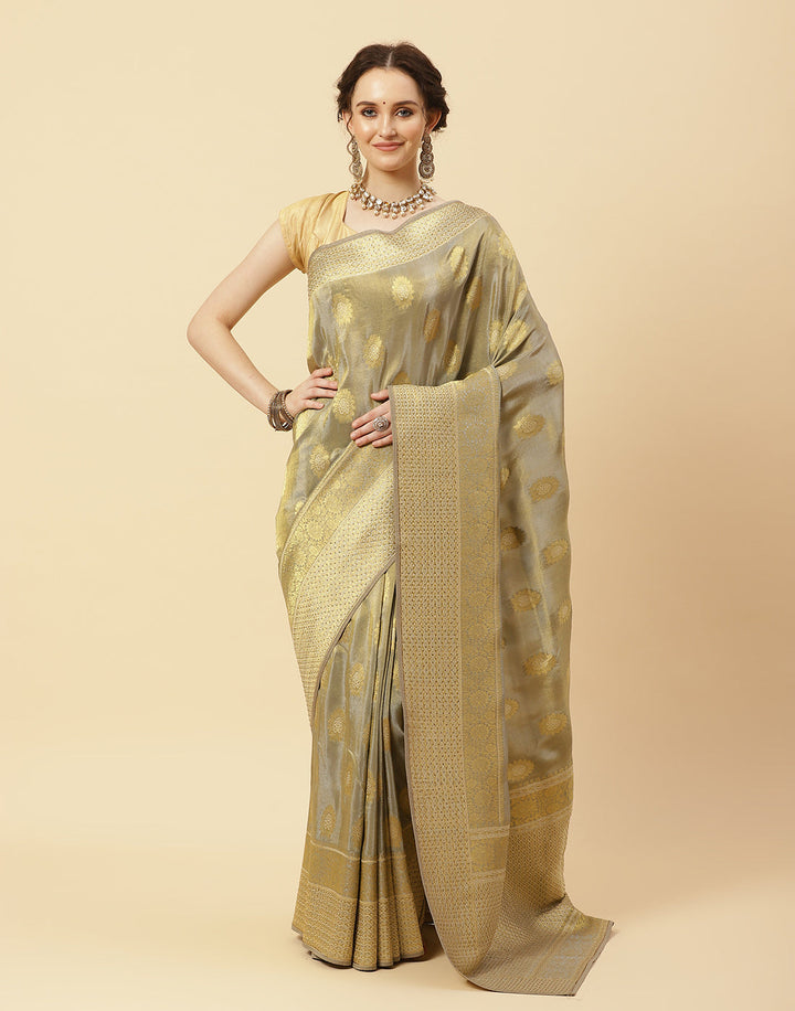 Embroidered Banarasi Kota Tissue Saree