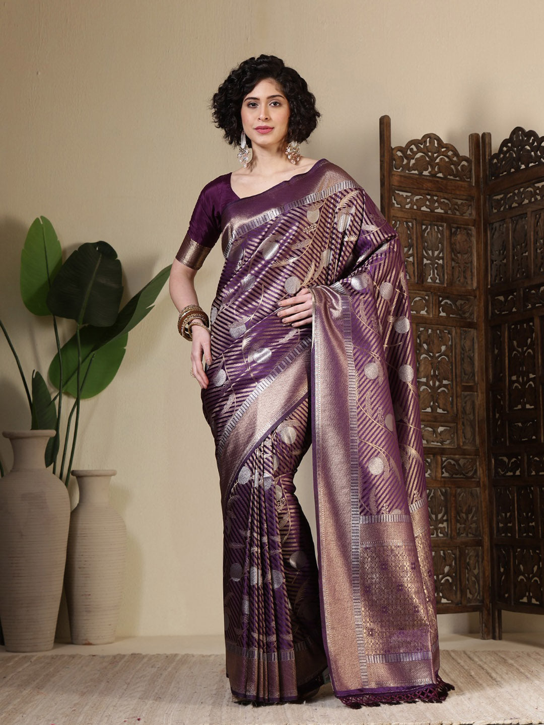 Woven Design Art Silk Saree