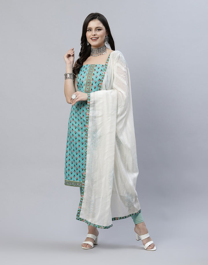 Printed Cotton Suit Piece