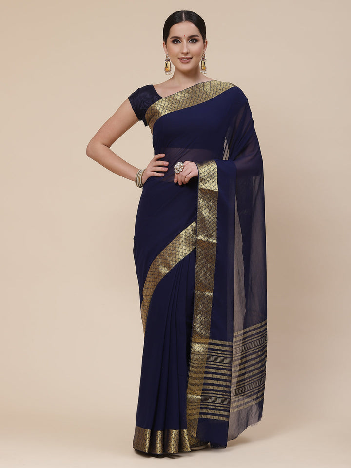 Chiffon Plain Saree