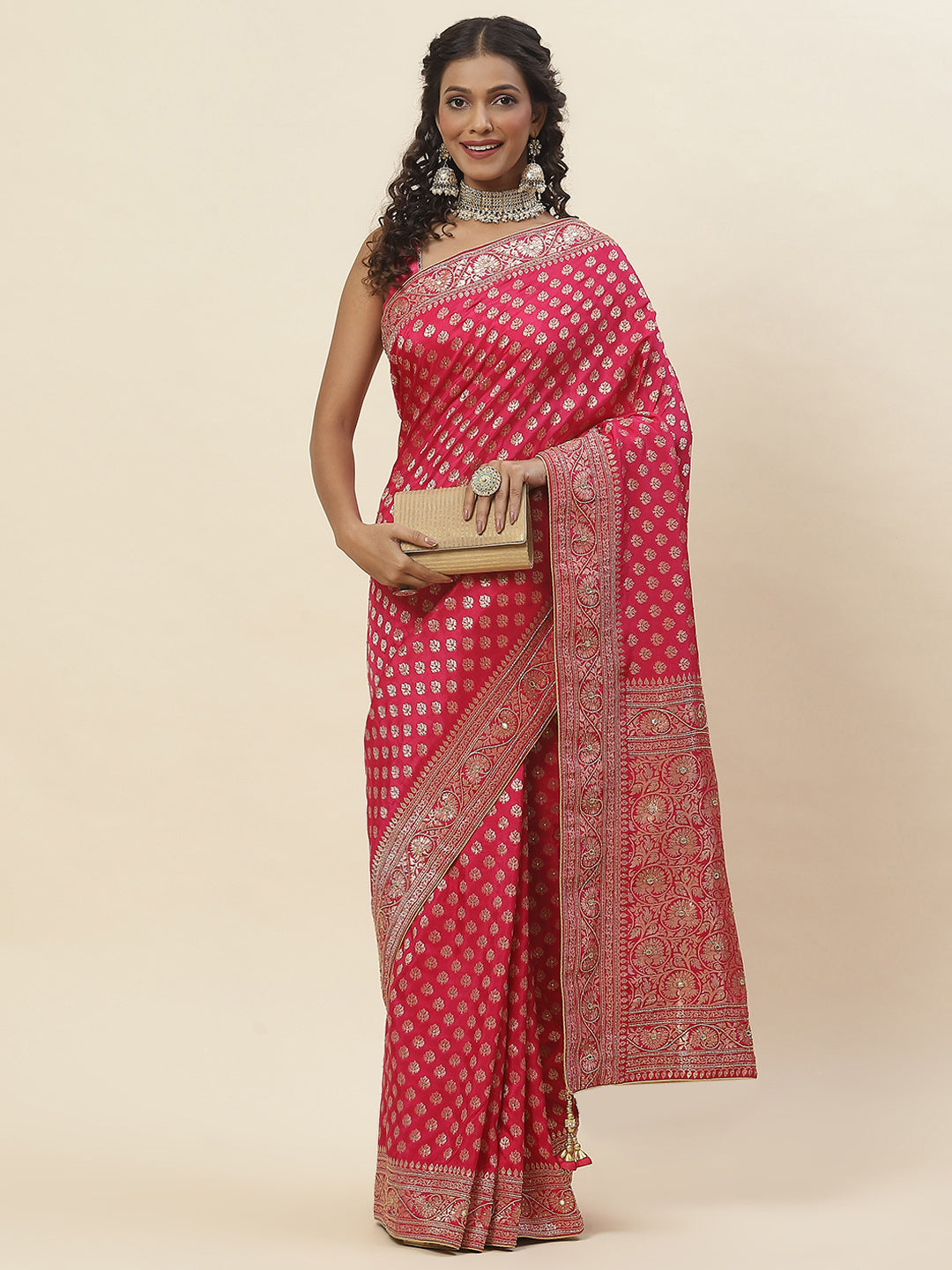 Embroidered Banarsi Saree