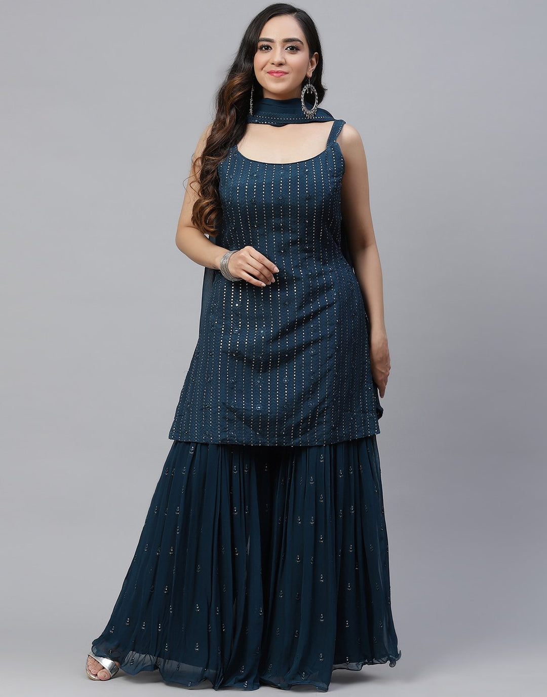 Stitched Georgette Salwar Kameez