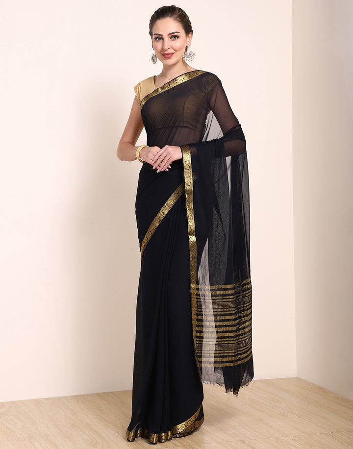 MBZ Meena Bazaar-Art Chiffon Saree