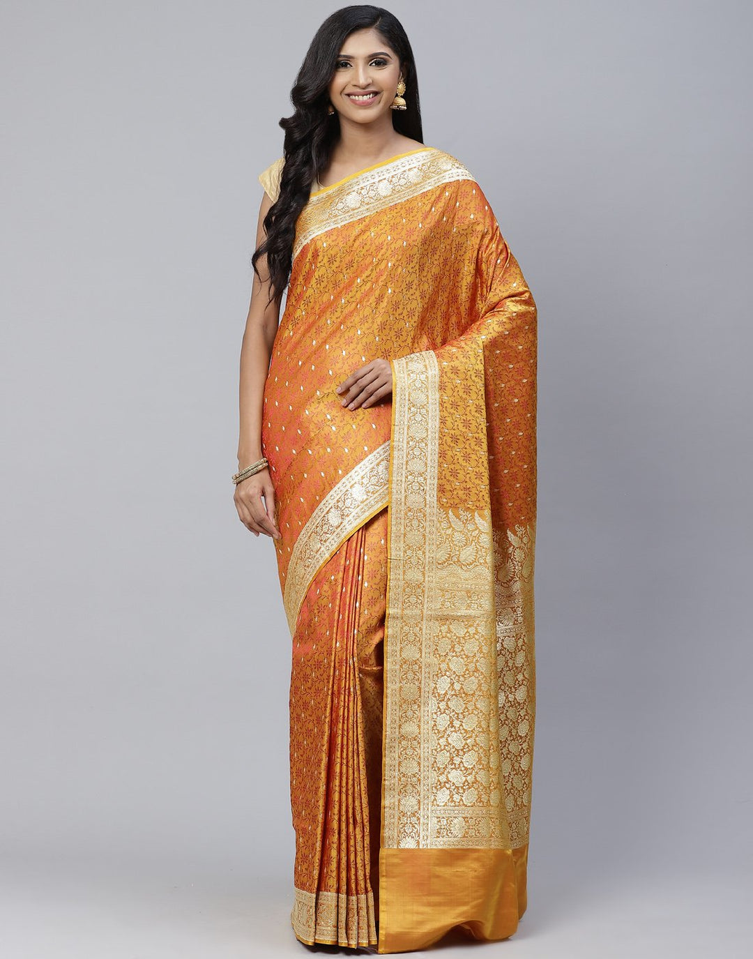 Woven Banarasi Tanchoi Saree