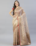 Printed Cotton Tissue Saree