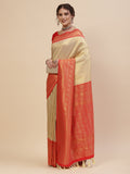 Brocade Art Handloom Woven Saree