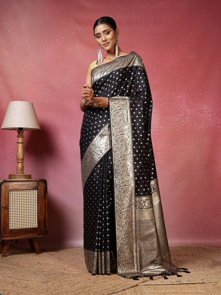 Zari Jaal Art Silk Woven Saree