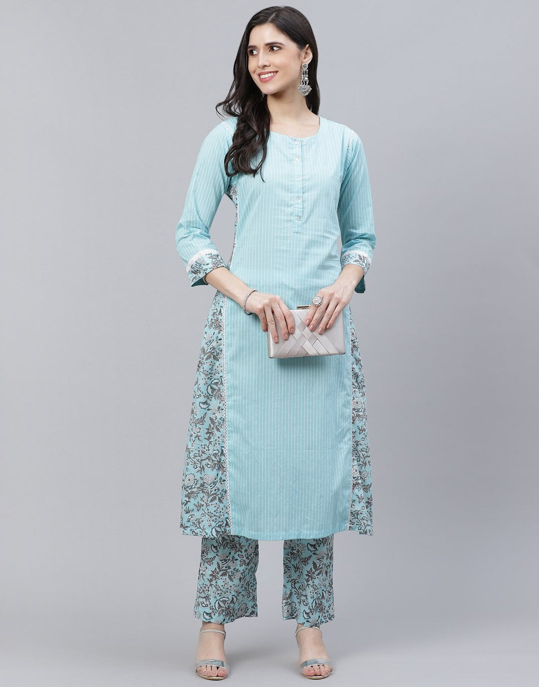 Printed Kurti Pant Set