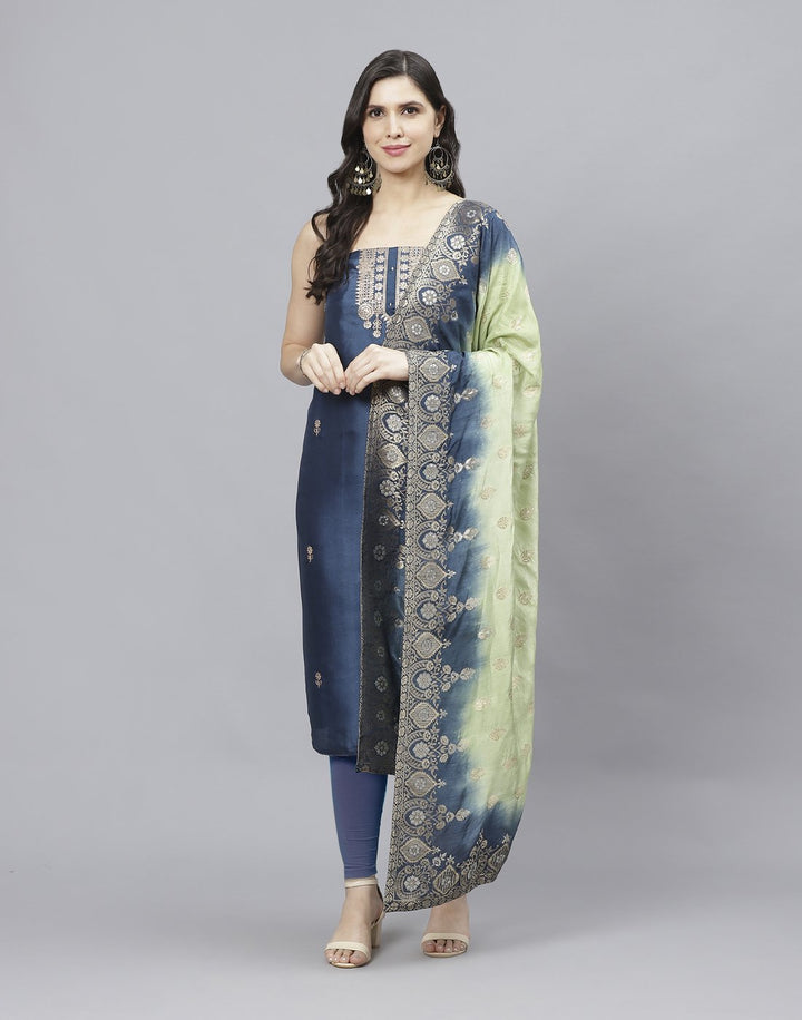 Chanderi Embroidered Suit piece