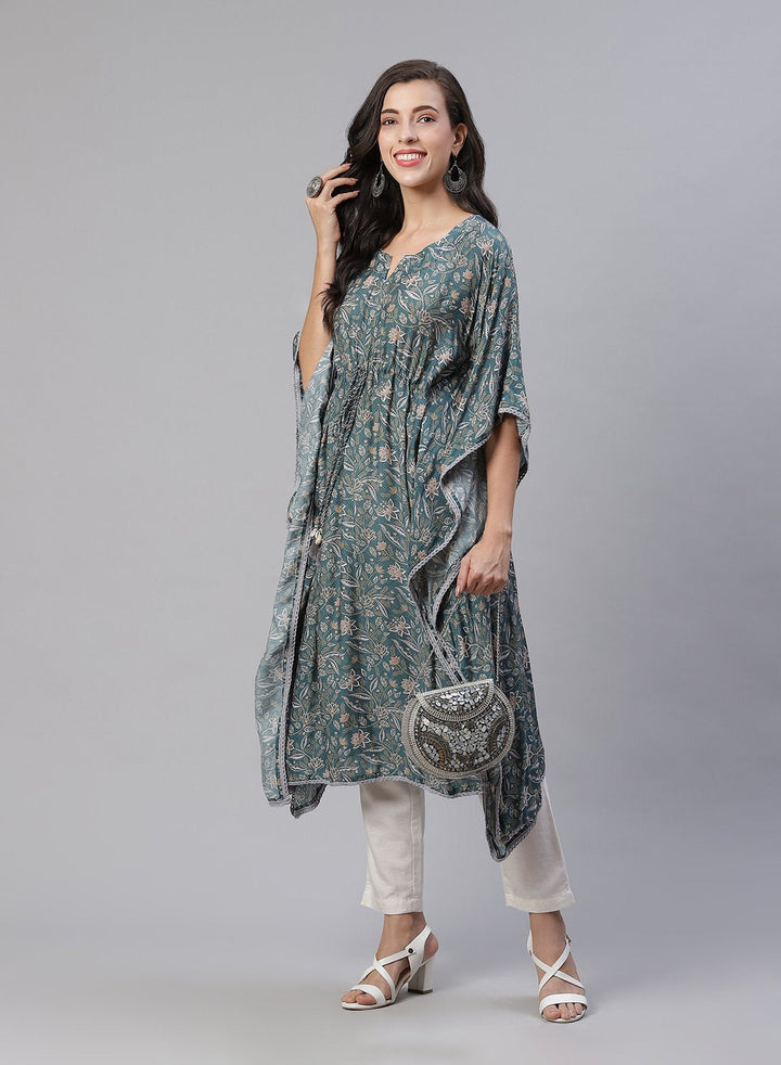 Printed Cotton Kaftan