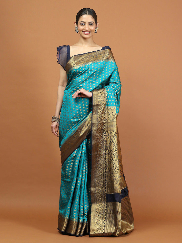 Zari Border Woven Art Silk Saree