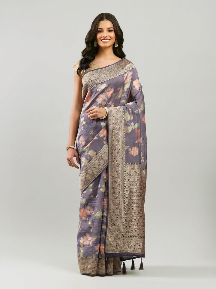Rangkat Organza Woven Saree